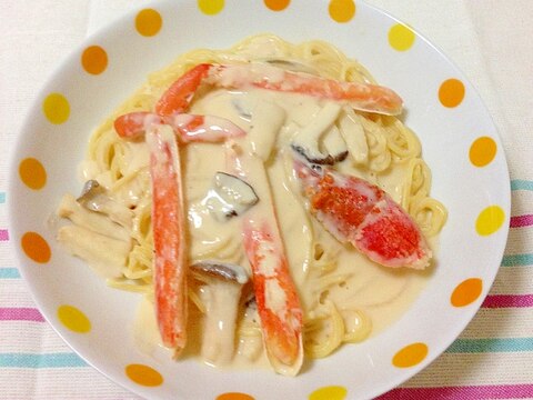 コストコパスタソースで かにクリームパスタ レシピ 作り方 By ゆず茶55 楽天レシピ コストコパスタソースで かにクリームパスタ レシピ 作り方 By ゆず茶55 楽天レシピ